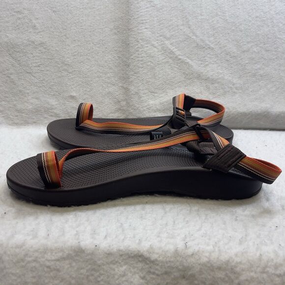 Chaco Sandals Men\'s 9 Orange Brown Bodhi Belt Java Toe Loop Strappy Beach Shoes main image 10
